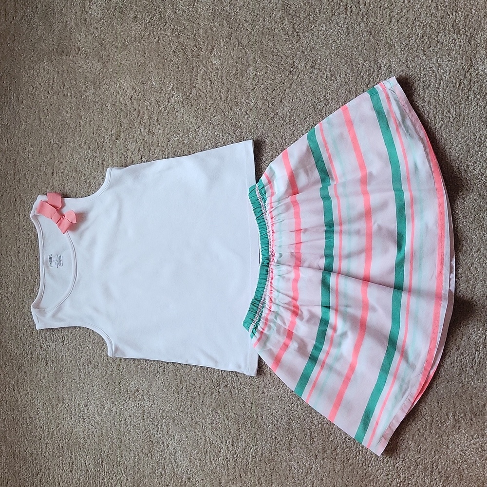 2 pc skirt set - kids size 8